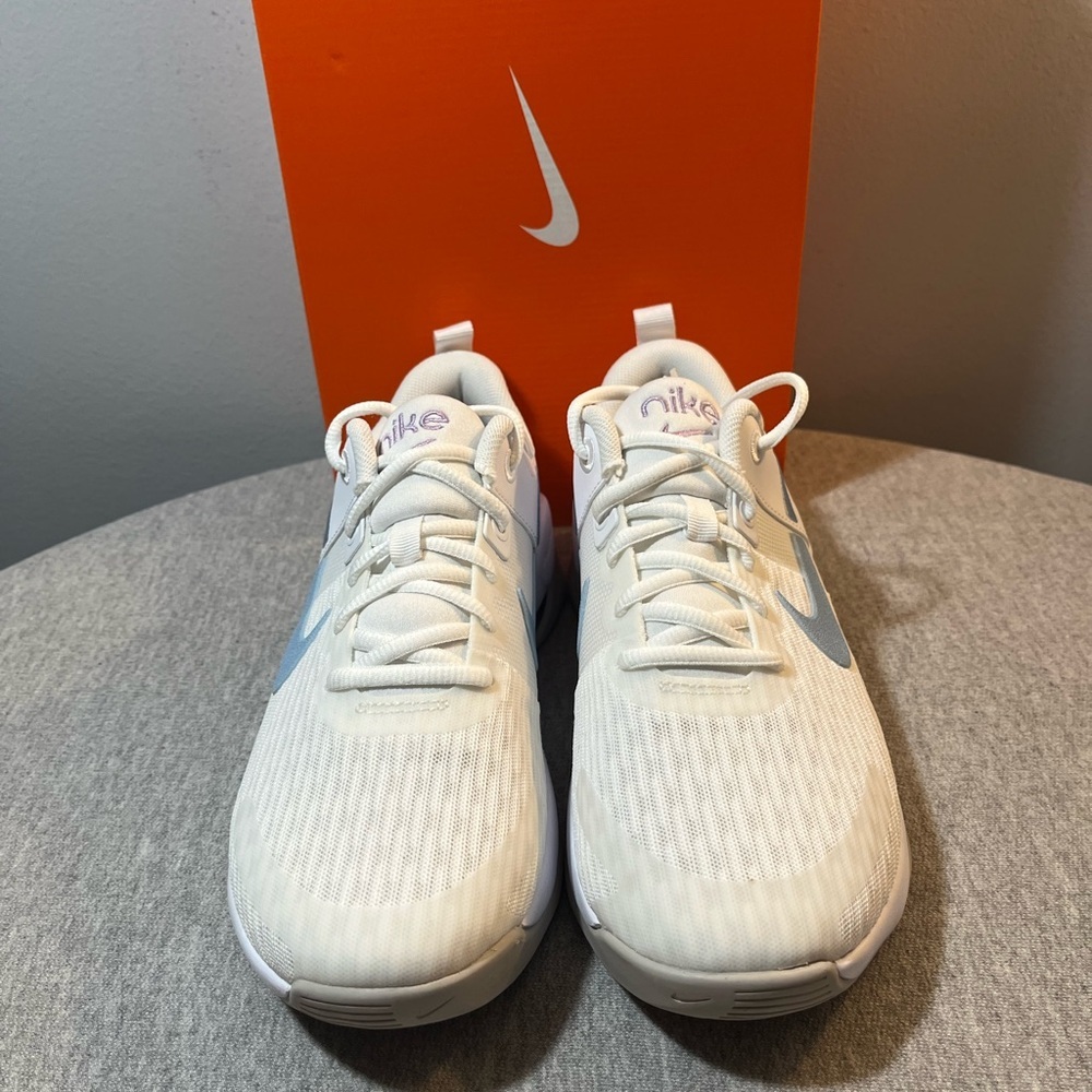 Nike Zoom Bella 6 White Light Armoury Blue Women's Gym Shoes Size 7 DR5720-106​ - Picture 3 of 11